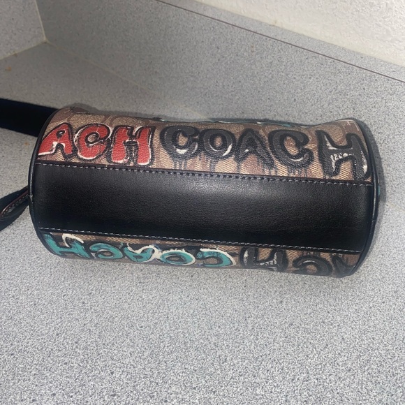 Coach Signature Coach × Mint + Serf Lacey Barrel Multi Colored Crossbody Bag NWT - Picture 13 of 14